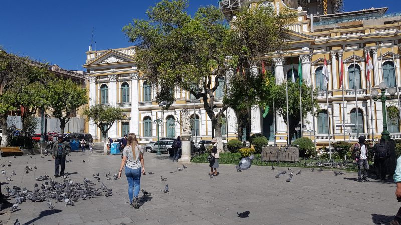 Plaza Murillo en La Paz