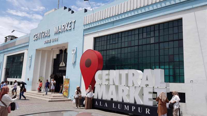 central market que ver y hacer en Kuala Lumpur