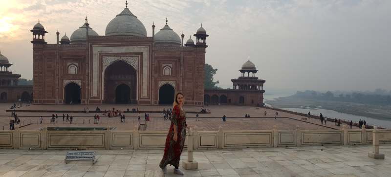 río yamuna ver en Agra