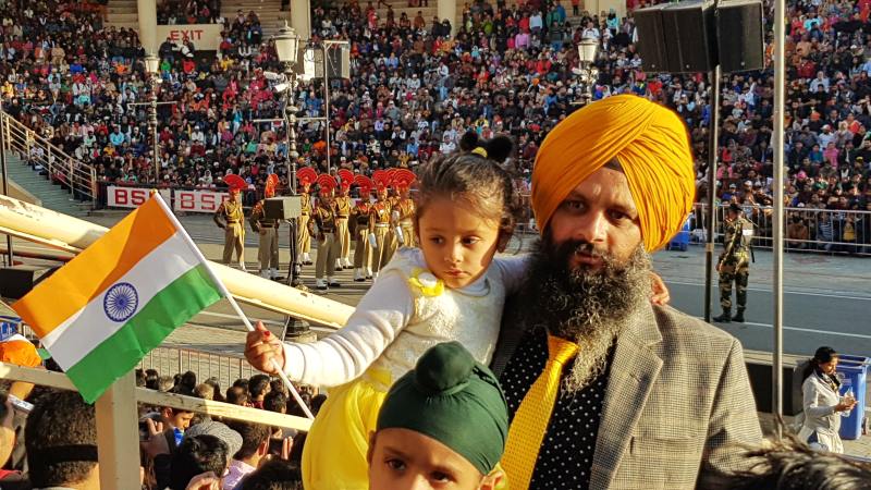 cambio de guardia frontera Pakistán