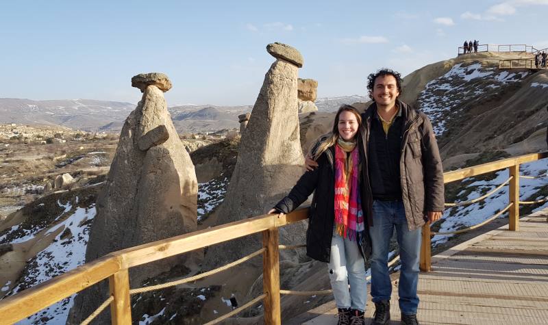 chimeneas de hadas en Urgup Cappadocia