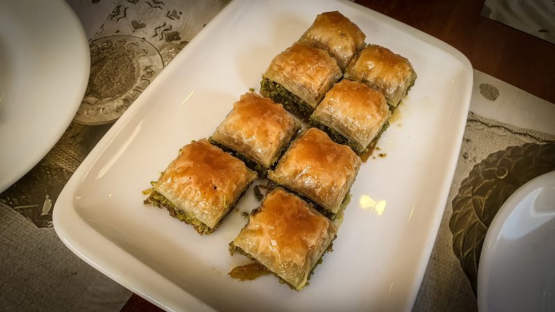 baklava dulce típico de Estambul