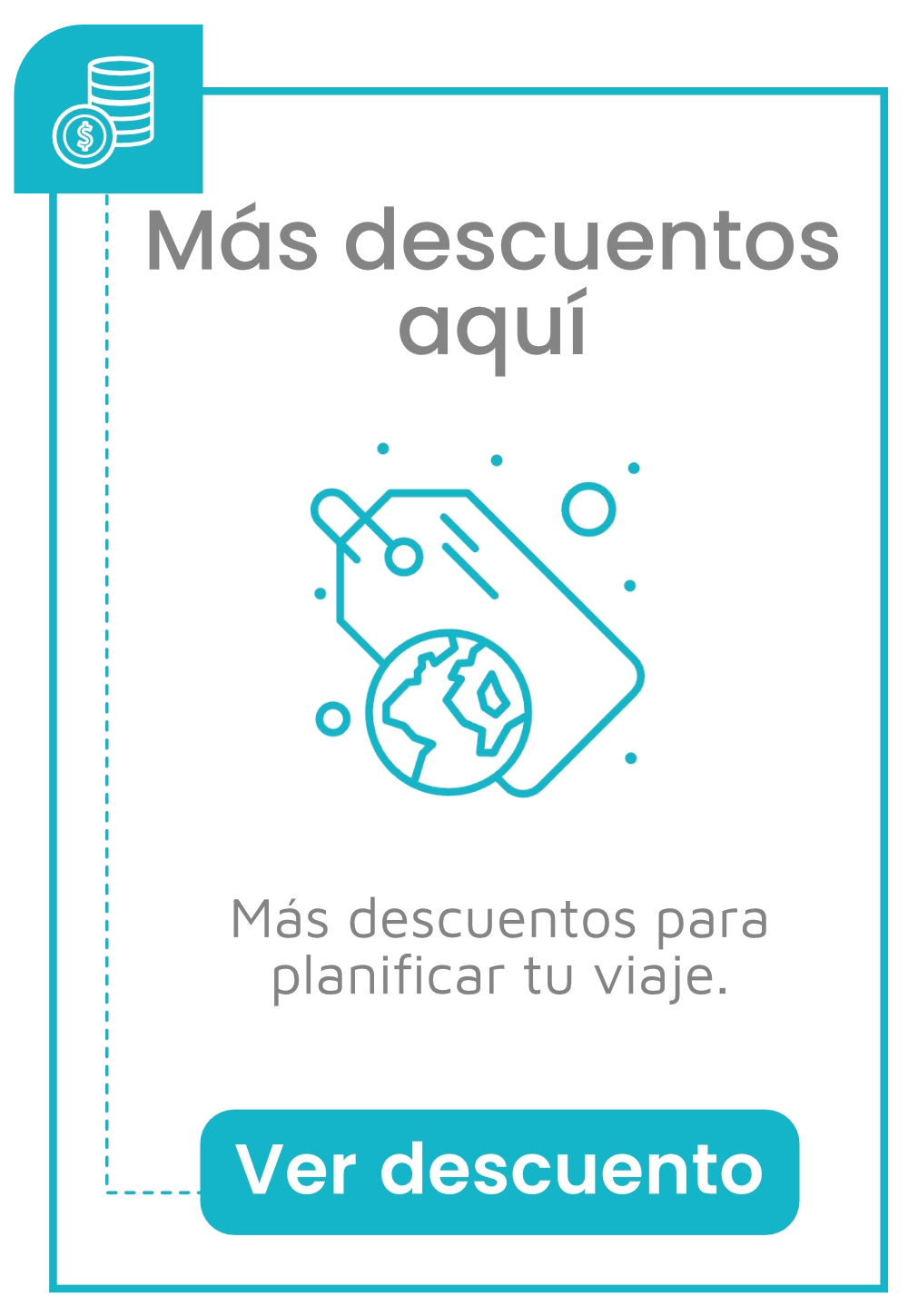 tarjetica mas descuentos caminito amor blanco 2