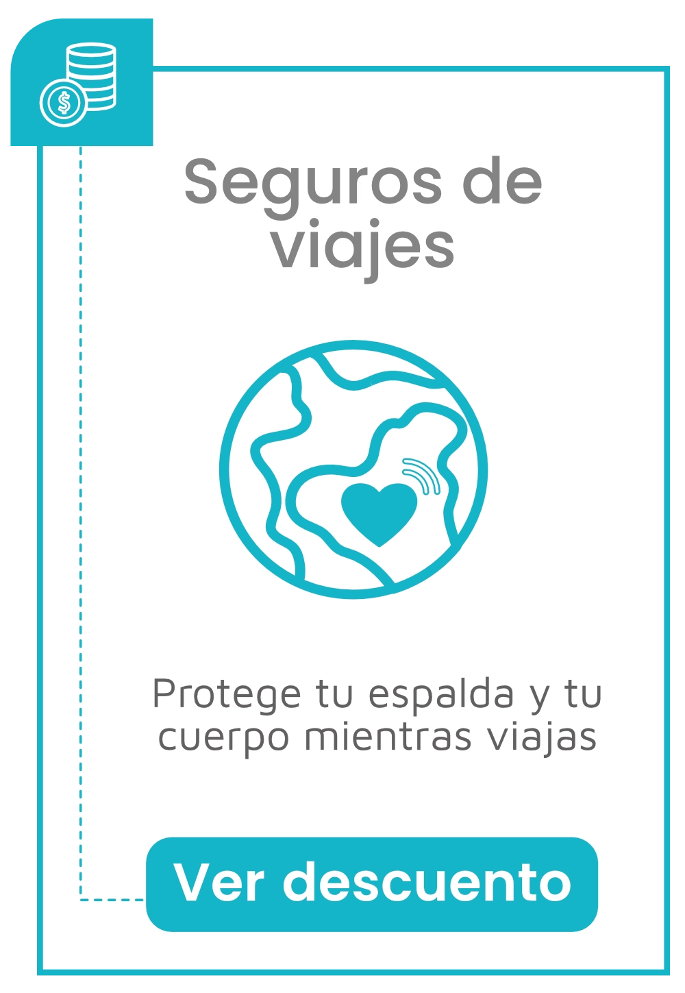 tarjetica seguros de viajes caminito amor gris 2