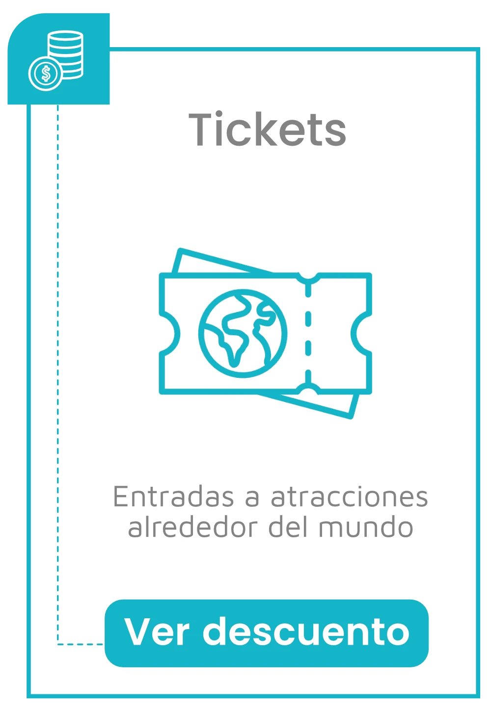 tarjetica tickets caminito amor blanco 2